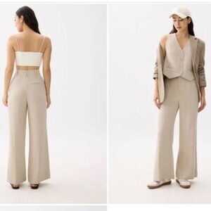 Leggy™ Yuna Super High Waist Tailored Pants by Love, Bonito | Size: 27 Oat
